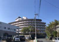 岡山市南区北浦にあるケアハウスアミティ瀬戸内の外観写真(2022年10月28日撮影)