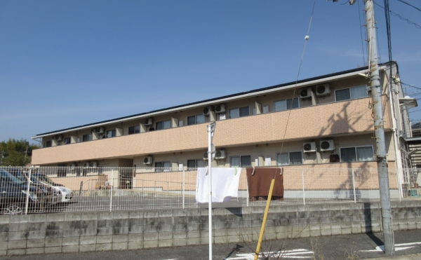 岡山市　サービス付き高齢者向け住宅　ライフサポートマンションあおいちょう　施設外観