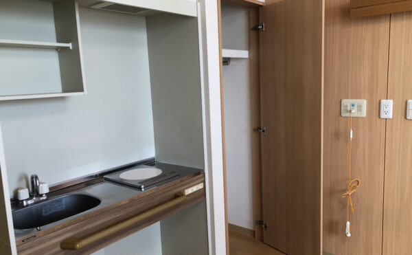 11階のお部屋にはミニキッチンが付いている