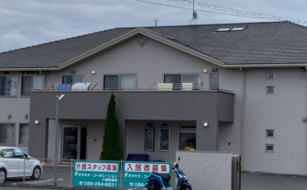 岡山市北区今保にあるサービス付き高齢者向け住宅ヴィライフ今保の外観写真(2022年10月30日撮影)
