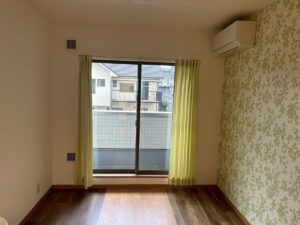 居室。日当たりもよく